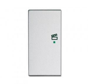 Клавиша двойная левая, сцена, future, серебристый алюминий