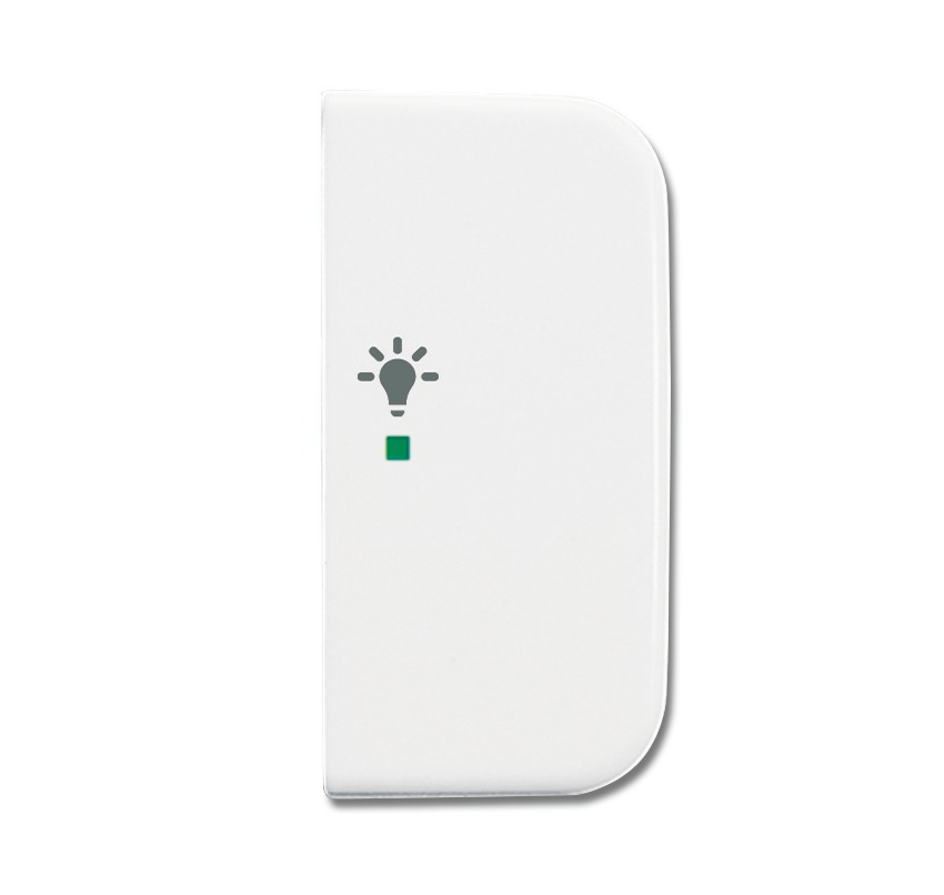 Клавиша двойная правая, освещение, Reflex, альпийский белый