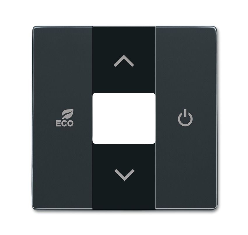 Накладка терморегулятора, future, антрацит