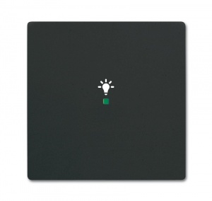 Клавиша одинарная, освещение, future, цвет чёрный бархат