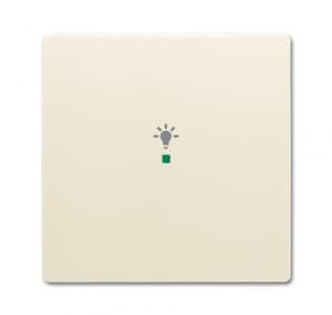 Клавиша одинарная, освещение, future, цвет слоновая кость