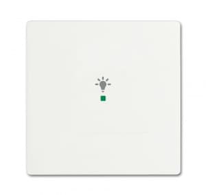 Клавиша одинарная, освещение, future, цвет белый бархат