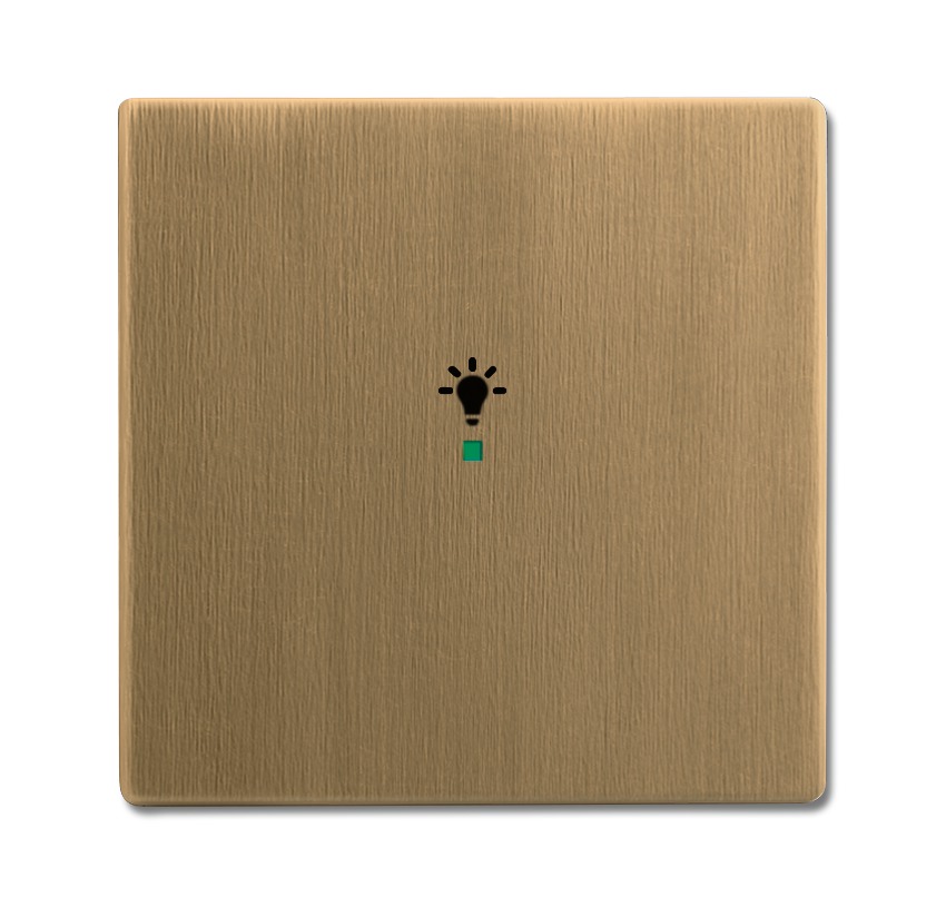 Клавиша одинарная, освещение, Династия, латунь античная