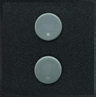 Центральная плата 2-кнопочная, Zenit, антрацит