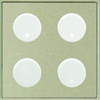 Центральная плата 4-кнопочная, Zenit, шампань