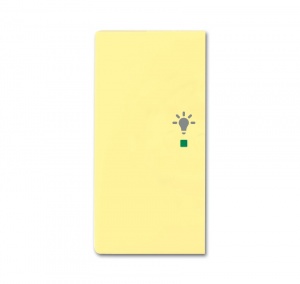 Клавиша двойная левая, освещение, future, цвет sahara/жёлтый