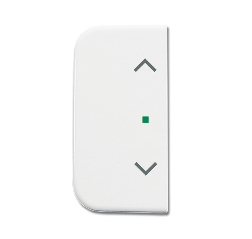 Клавиша двойная, жалюзи, Reflex, альпийский белый