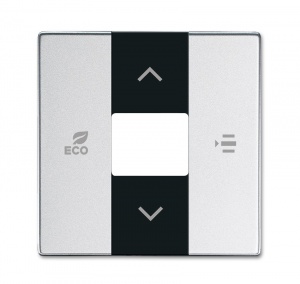 Накладка контроллера фанкойлов, цвет серебристый алюминий