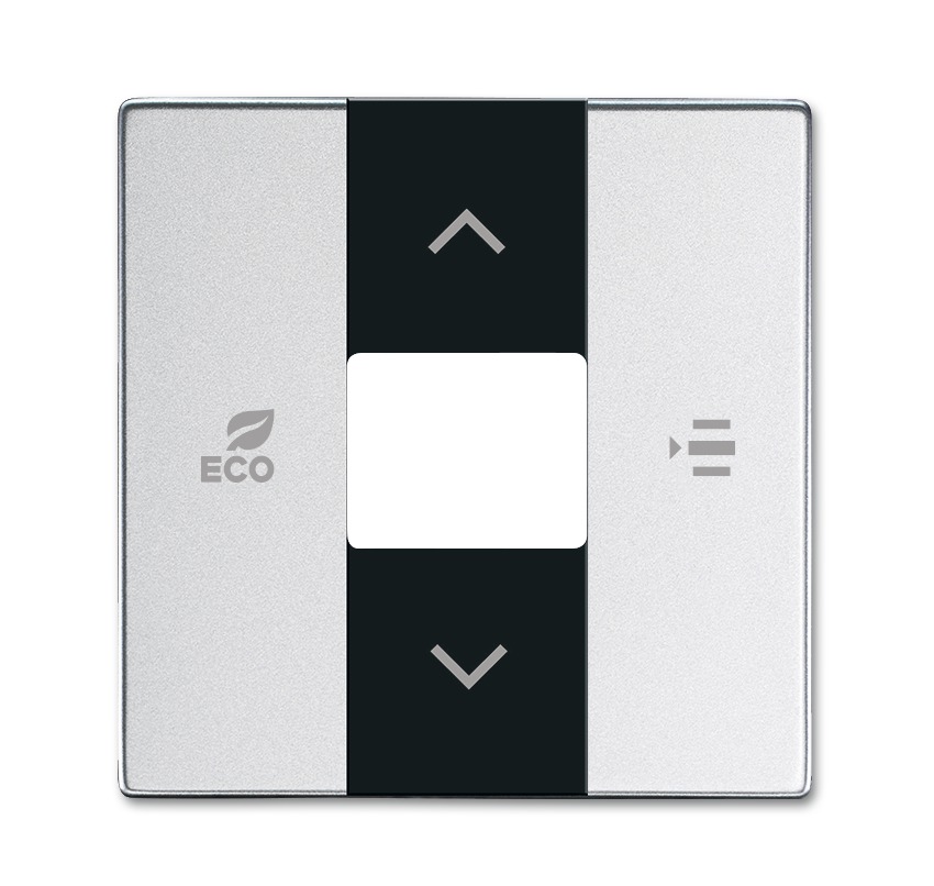 Накладка контроллера фанкойлов, цвет серебристый алюминий