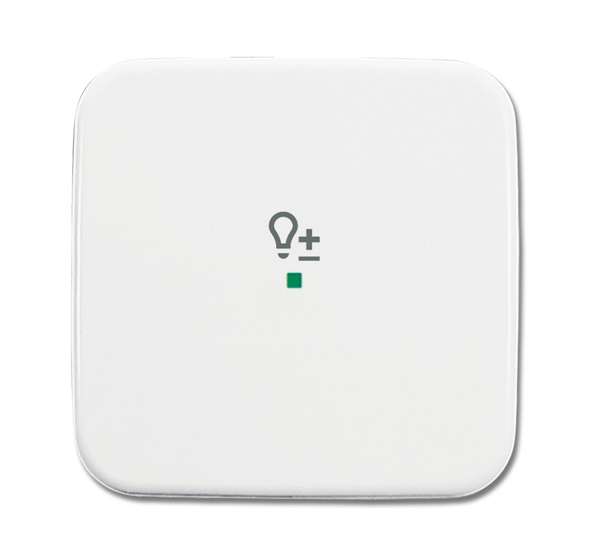 Клавиша одинарная, светорегулятор, Reflex, альпийский белый