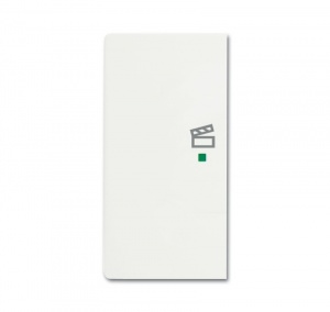 Клавиша двойная левая, сцена, future, цвет белый бархат