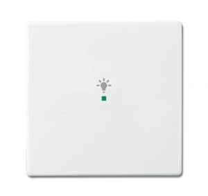 Клавиша одинарная, освещение, future, белый