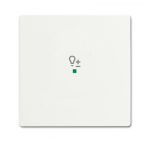 Клавиша одинарная, светорегулятор, future, цвет белый бархат