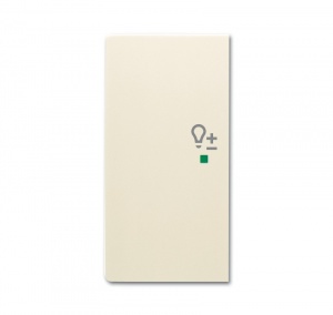 Клавиша двойная левая, светорегулятор, future, цвет слоновая кость