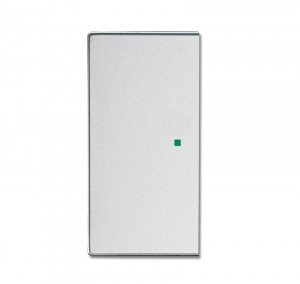 Клавиша двойная, future, серебристый алюминий