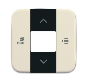 Накладка контроллера фанкойлов, цвет слоновая кость