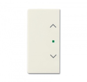 Клавиша двойная, жалюзи, future, цвет chalet-белый