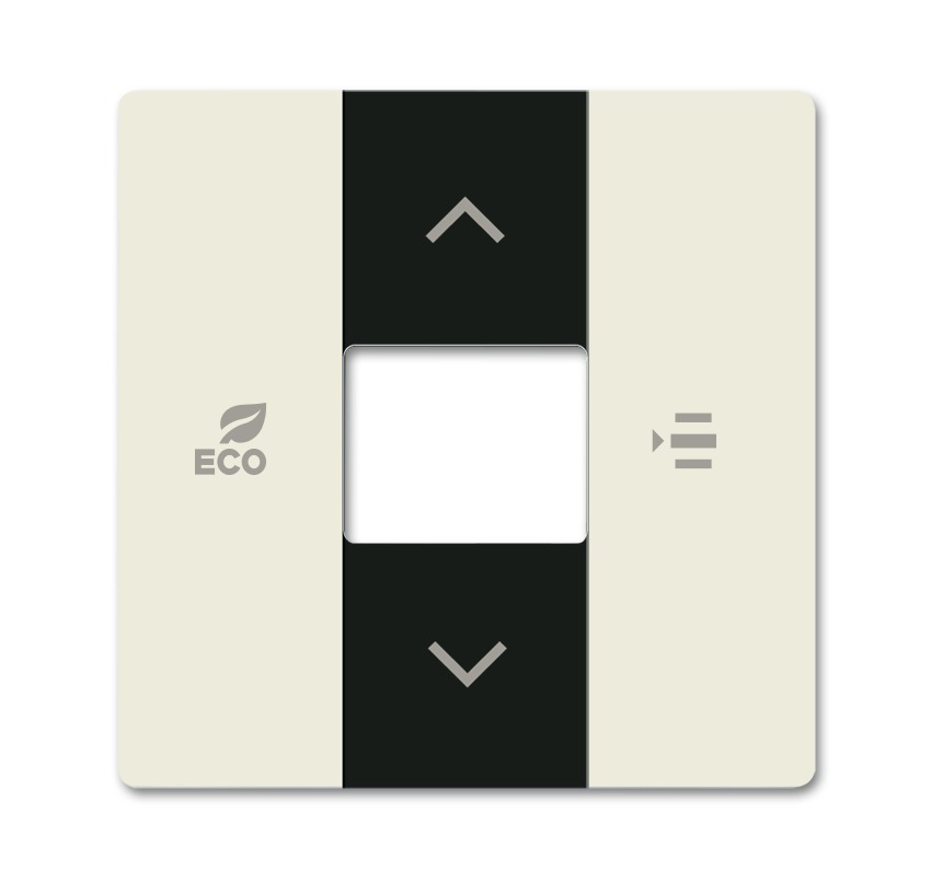 Накладка контроллера фанкойлов, цвет белый бархат