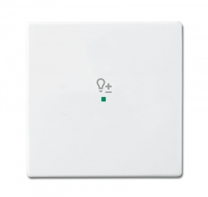 Клавиша одинарная, светорегулятор, future, белый