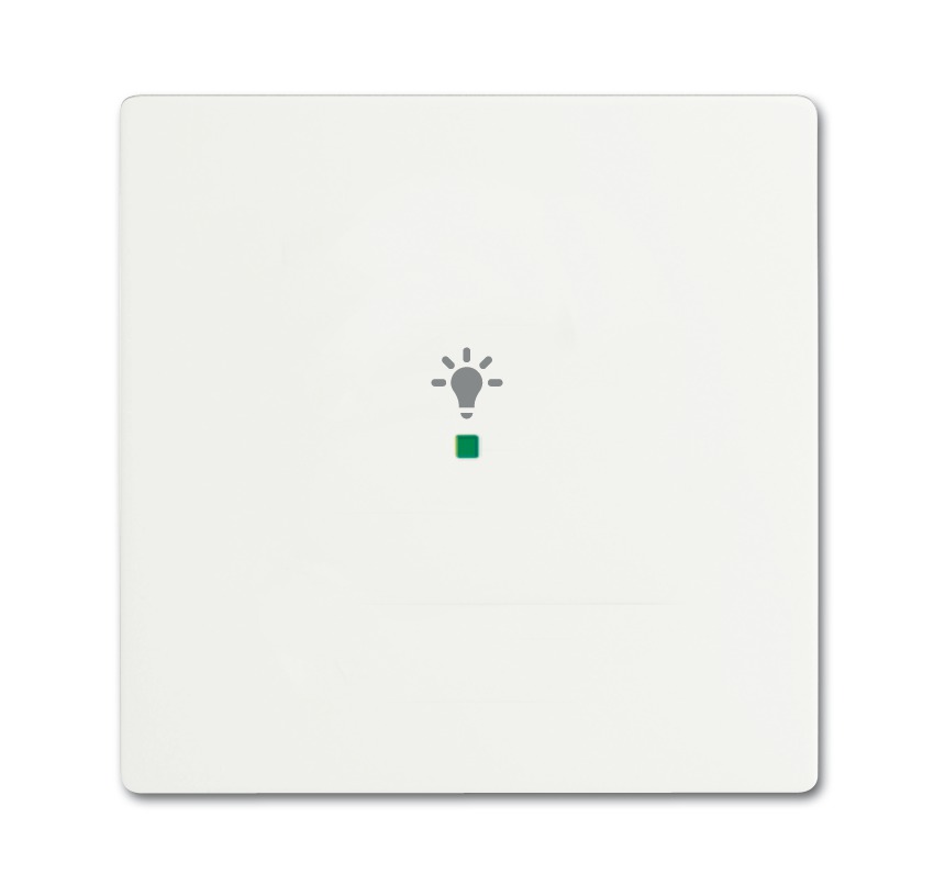 Клавиша одинарная, освещение, future, цвет белый бархат