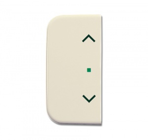 Клавиша двойная, жалюзи, BD, слоновая кость