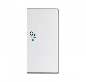 Клавиша двойная правая, светорегулятор, future, серебристый алюминий