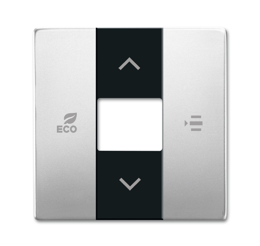 Накладка контроллера фанкойлов, цвет сталь