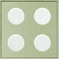 Центральная плата 4-кнопочная, Zenit, шампань