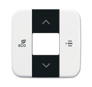 Накладка контроллера фанкойлов, цвет альпийский белый