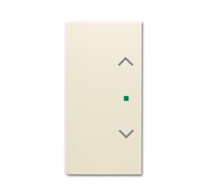 Клавиша двойная, жалюзи, future, цвет слоновая кость