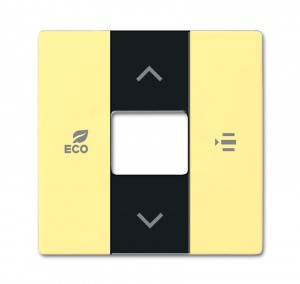 Накладка контроллера фанкойлов, цвет sahara/жёлтый