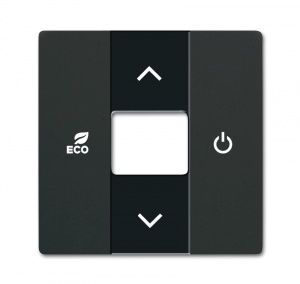 Накладка терморегулятора, future, цвет чёрный бархат