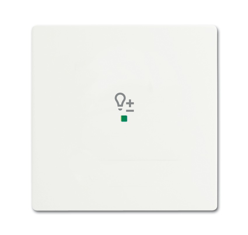 Клавиша одинарная, светорегулятор, future, цвет белый бархат