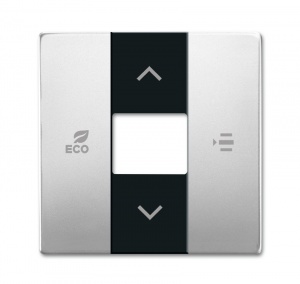 Накладка контроллера фанкойлов, цвет сталь