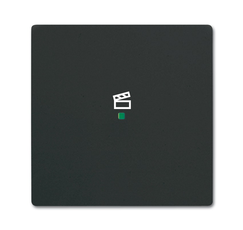 Клавиша одинарная, сцена, future, цвет чёрный бархат