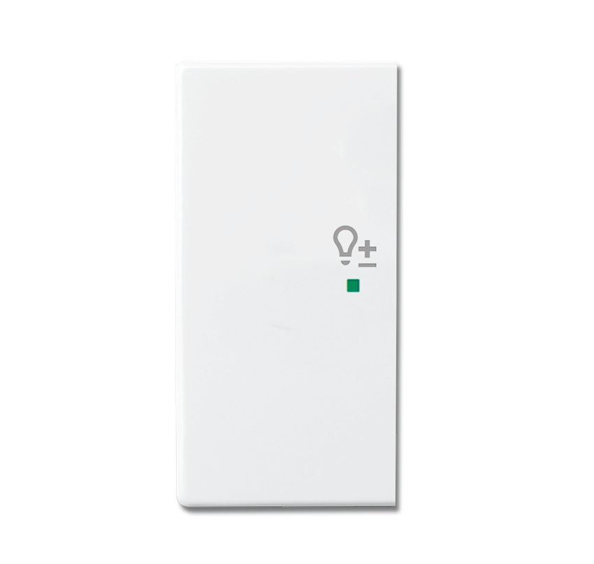 Клавиша двойная левая, светорегулятор, future, белый