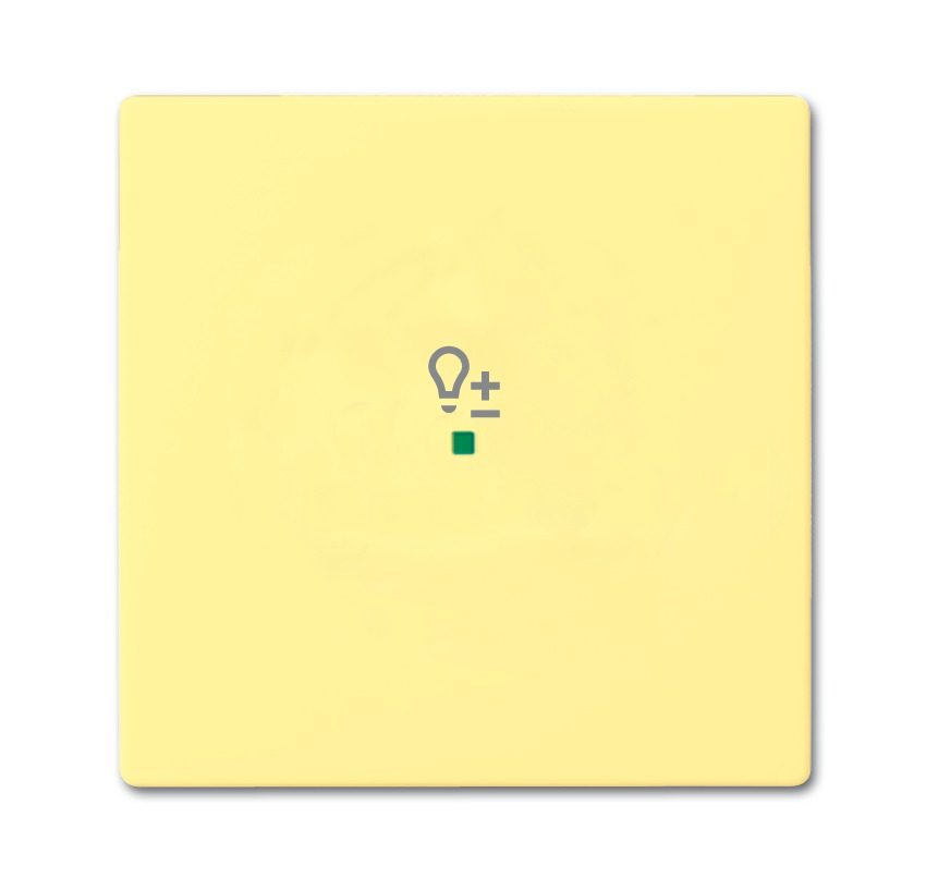 Клавиша одинарная, светорегулятор, future, цвет sahara/жёлтый