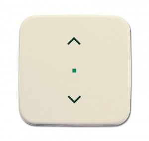 Клавиша одинарная, жалюзи, BD, слоновая кость