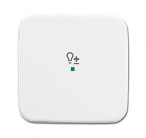 Клавиша одинарная, светорегулятор, Reflex, альпийский белый