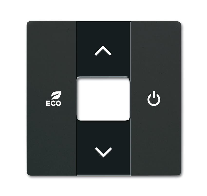 Накладка терморегулятора, future, цвет чёрный бархат