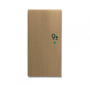 Клавиша двойная левая, светорегулятор, Династия, латунь античная