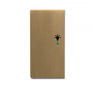 Клавиша двойная левая, освещение, Династия, латунь античная