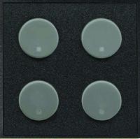 Центральная плата 4-кнопочная, Zenit, антрацит