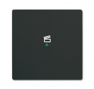 Клавиша одинарная, сцена, future, цвет чёрный бархат